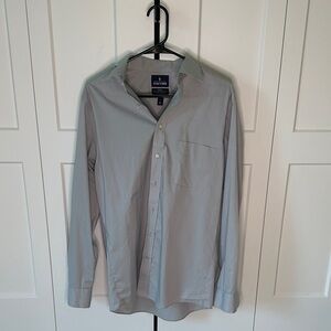 Stafford Men's Light Gray Dress Shirt